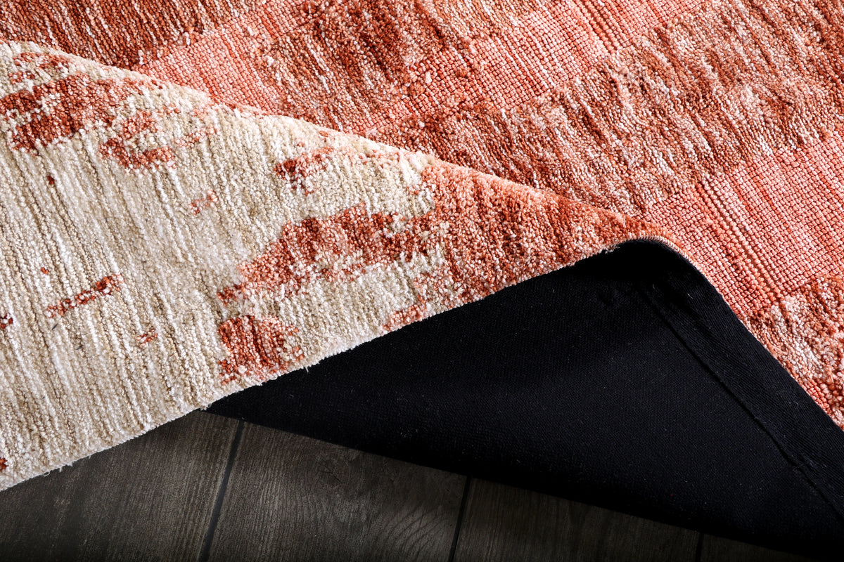 Modern High Low Wine Rugs | Abstract Pattern