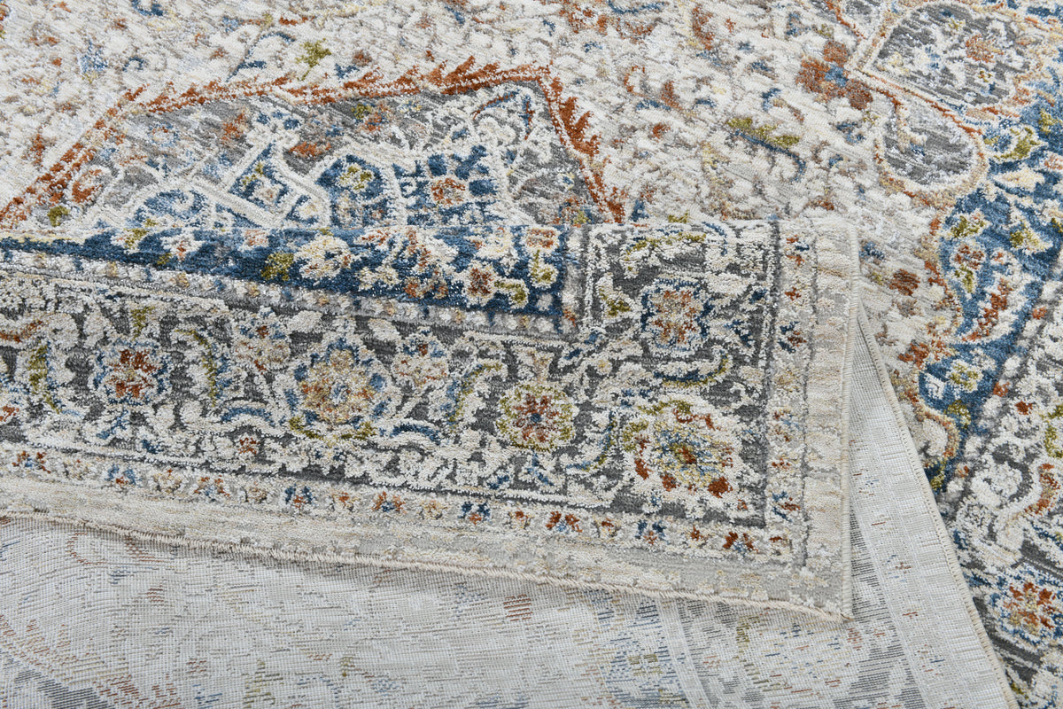 Moto Powerloom Traditional Pattern Multicolor Area Rug