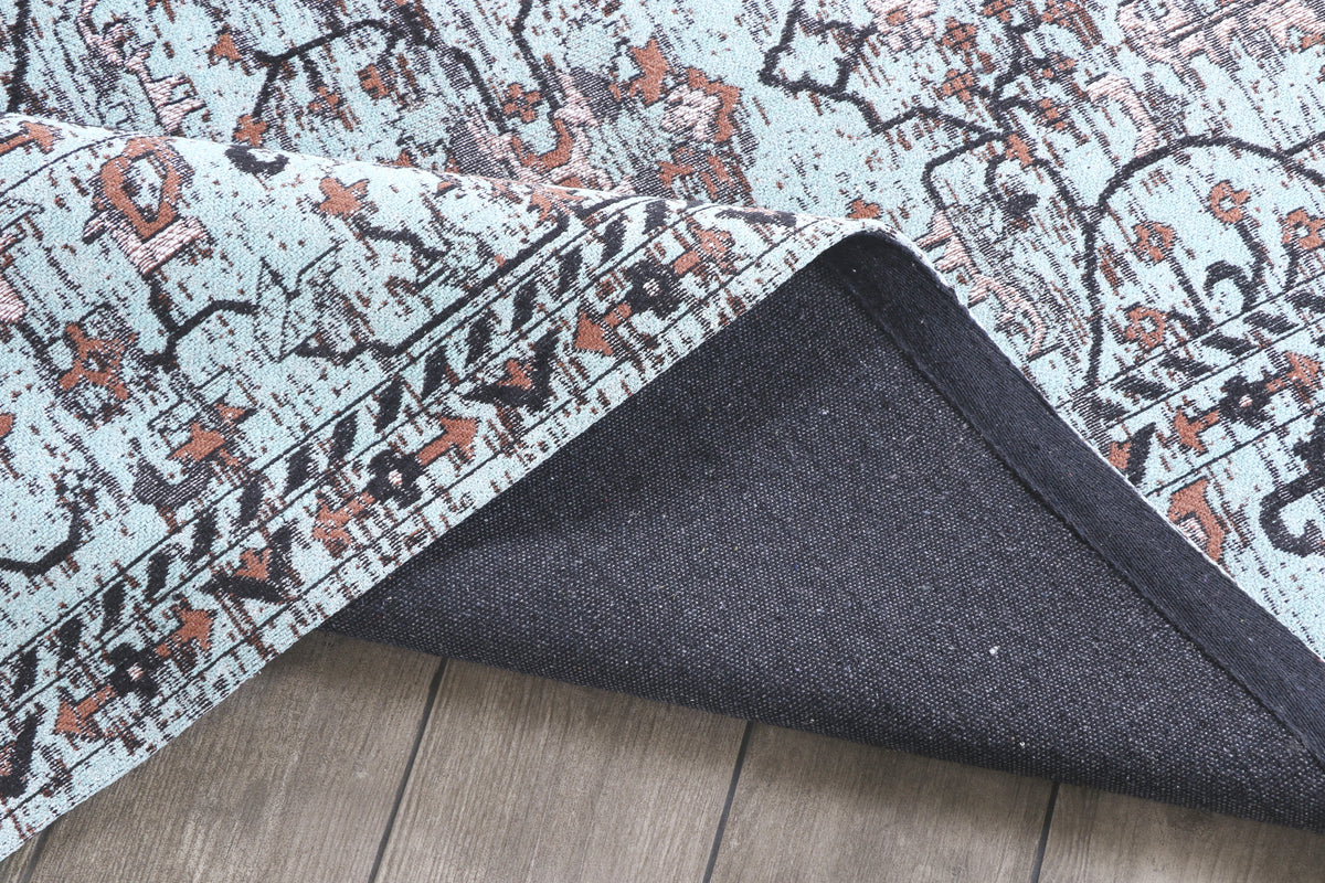 Traditional Blue Multi Rugs
