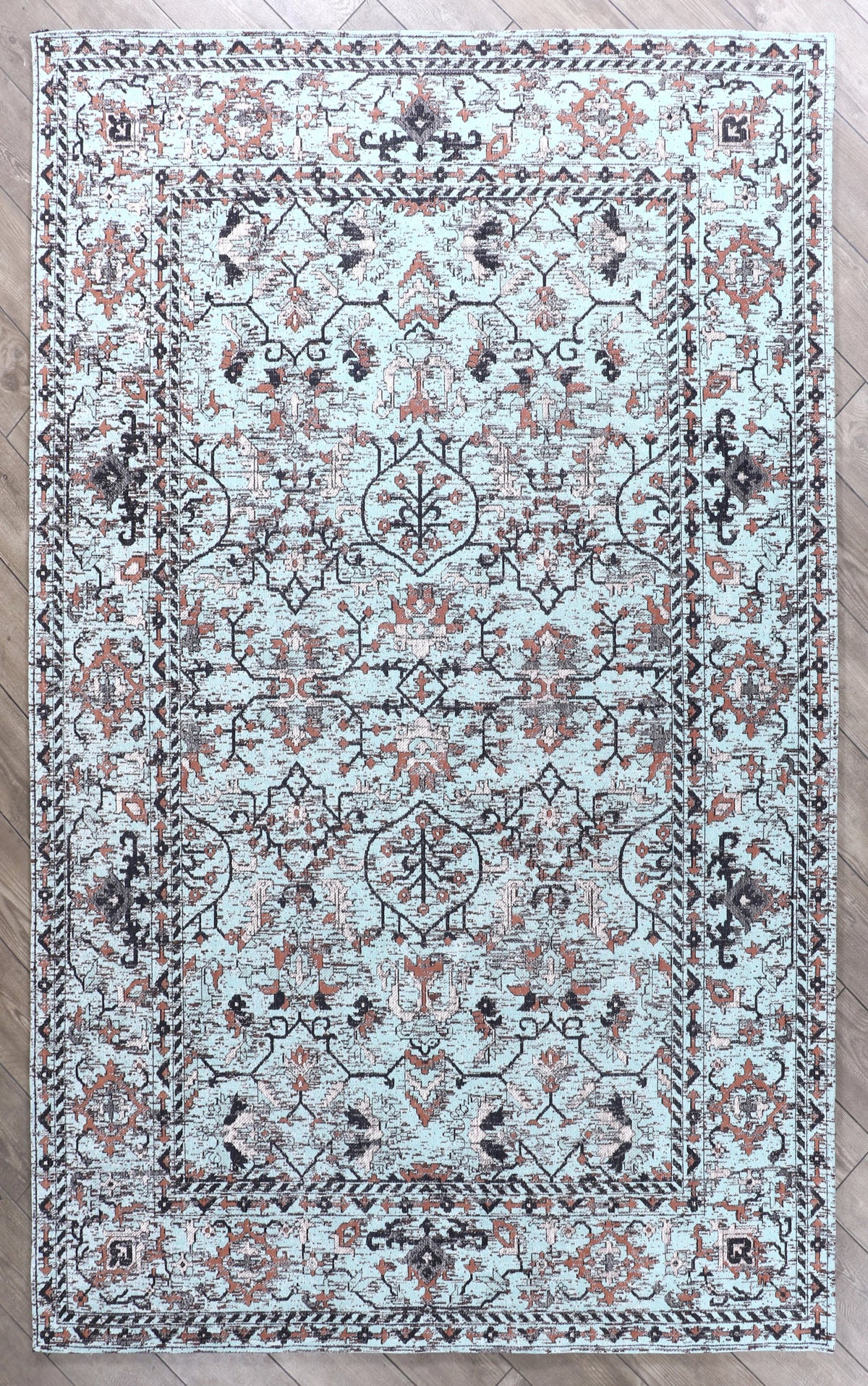 Traditional Blue Multi Rugs