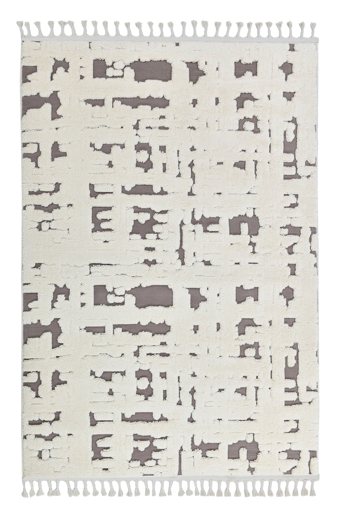 Madu Moroccan Ivory Rugs Abstract Geometric Design