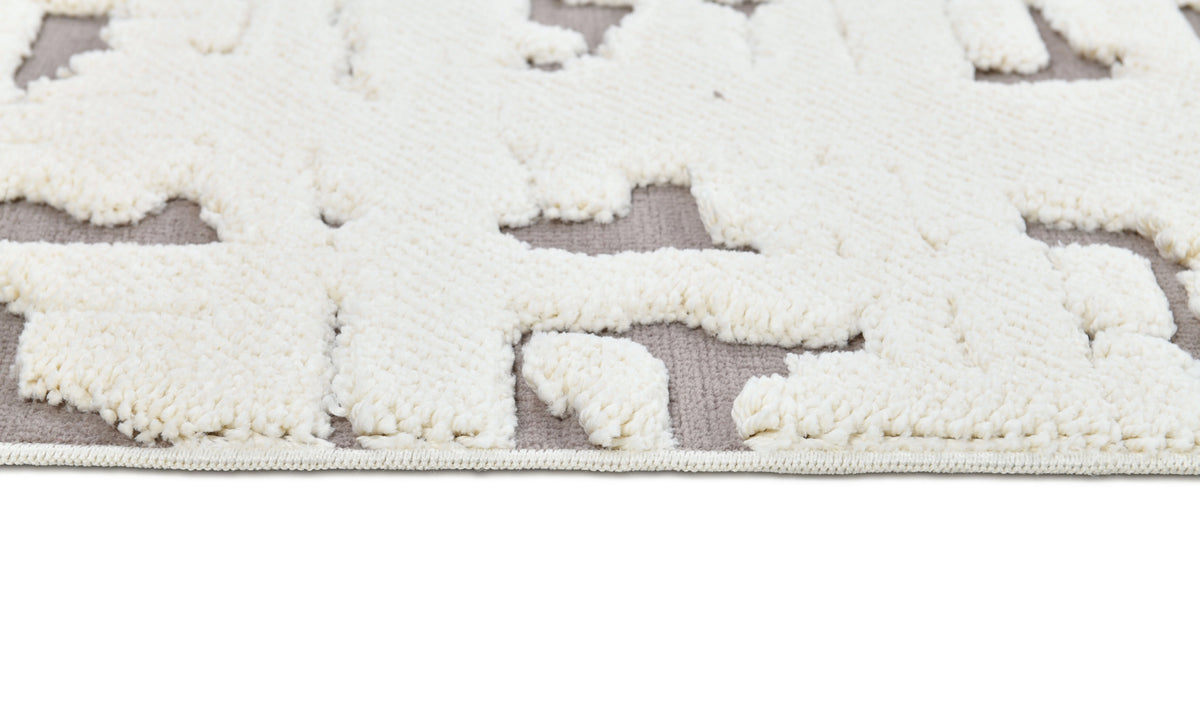 Madu Moroccan Ivory Rugs Abstract Geometric Design