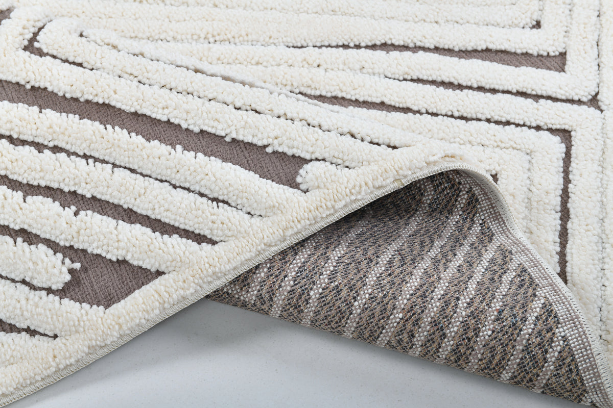 Madu Moroccan Abstract Rugs with Geometric Pattern