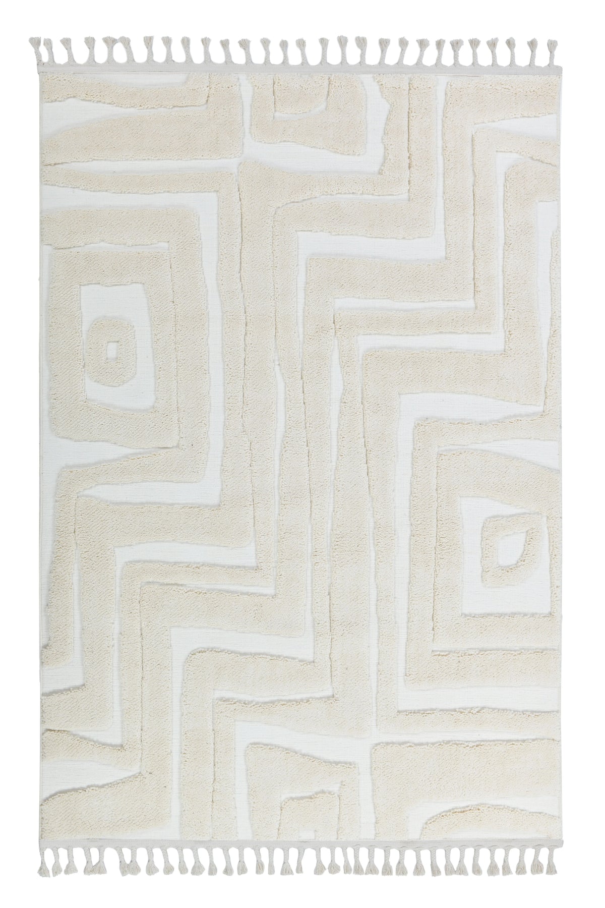 Madu Moroccan Rugs Contemporary Cream & Abstract inspired Design