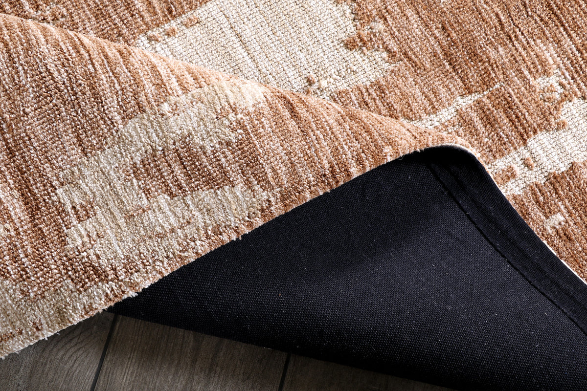 Modern High Low Beige Rugs | Textured Design