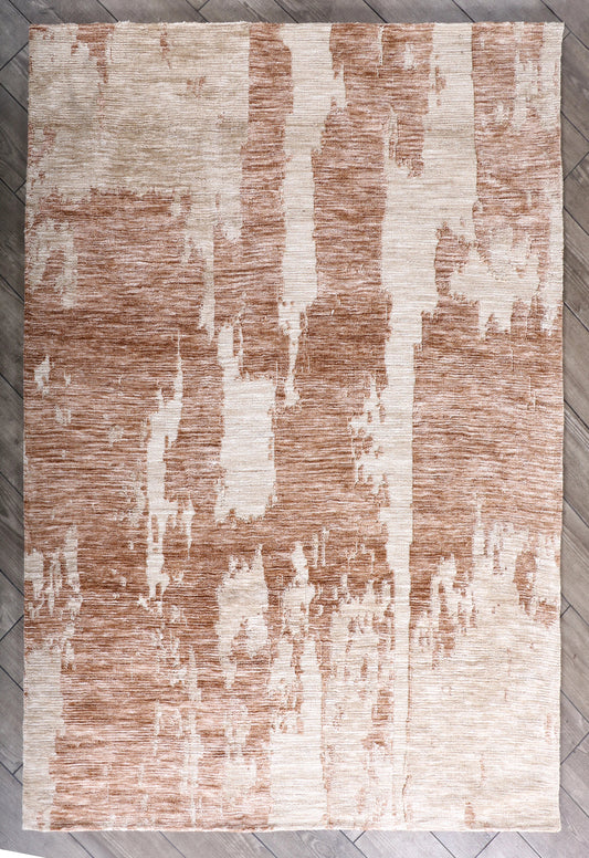 Modern High Low Beige Rugs | Textured Design