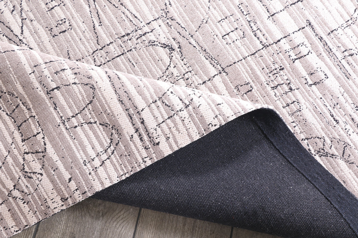 Modern Abstract Brown Rugs in textured pattern