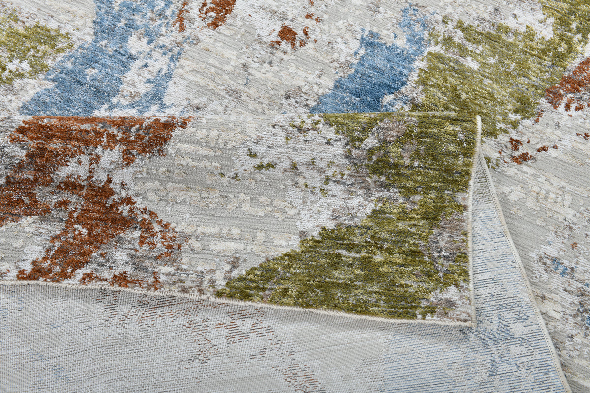 Moto Powerloom Modern Abstract Design Area Rug