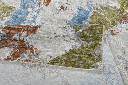 Moto Powerloom Modern Abstract Design Area Rug