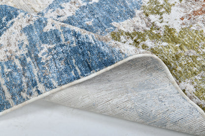 Moto Powerloom Modern Abstract Design Area Rug