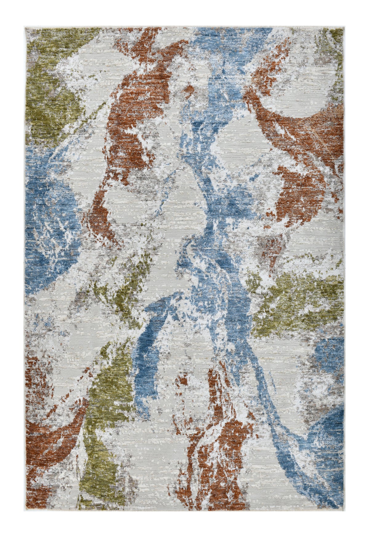 Moto Powerloom Modern Abstract Design Area Rug