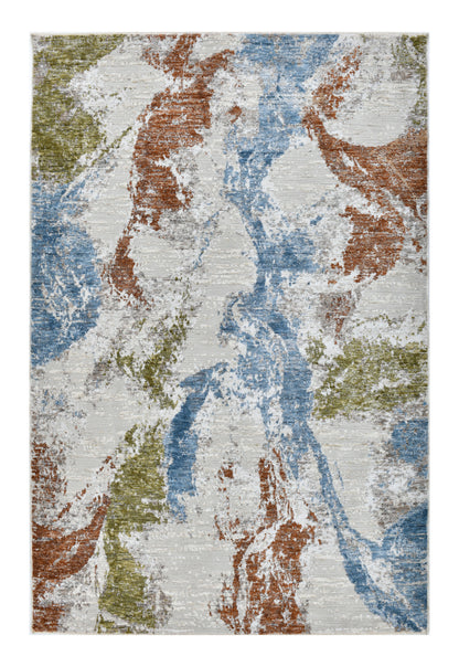 Moto Powerloom Modern Abstract Design Area Rug