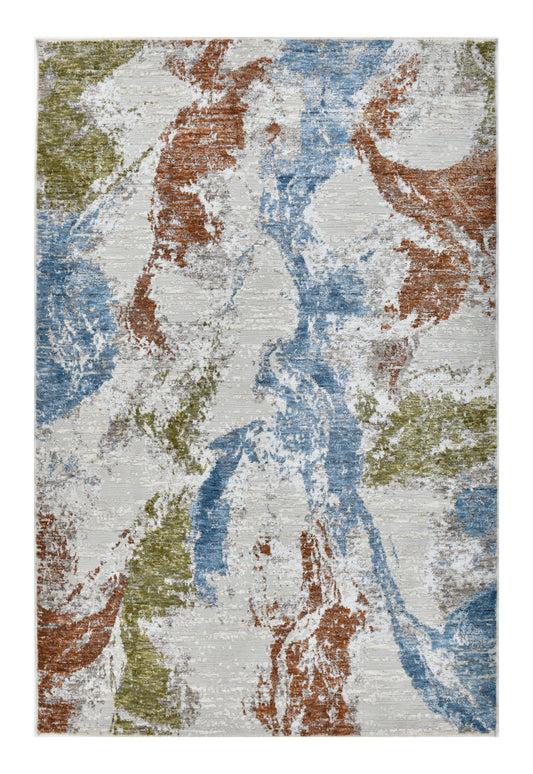 Moto Powerloom Modern Abstract Design Area Rug