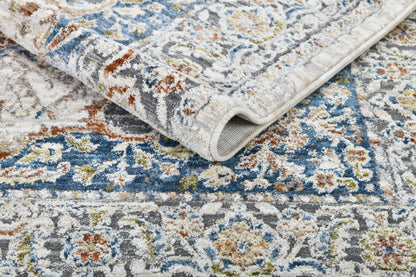 Moto Powerloom Traditional Pattern Multicolor Area Rug