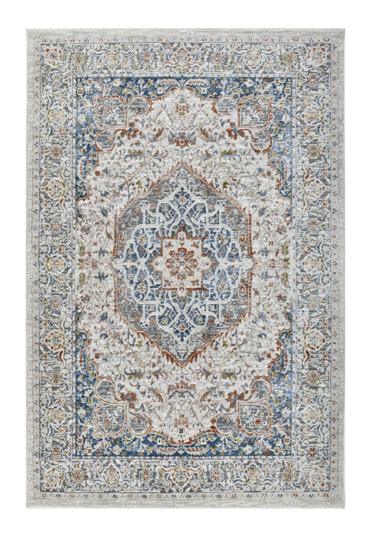 Moto Powerloom Traditional Pattern Multicolor Area Rug