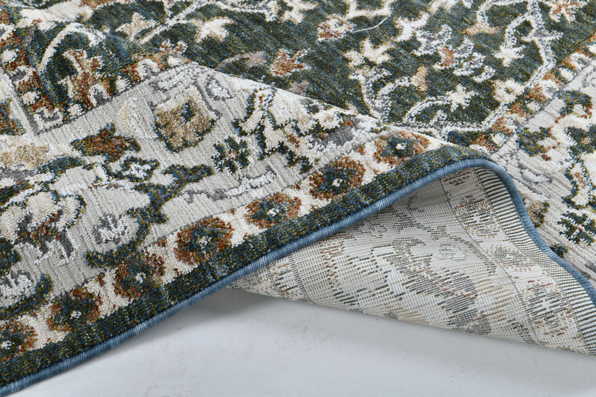 Moto Powerloom 100% Polyester Rug In Traditional Design