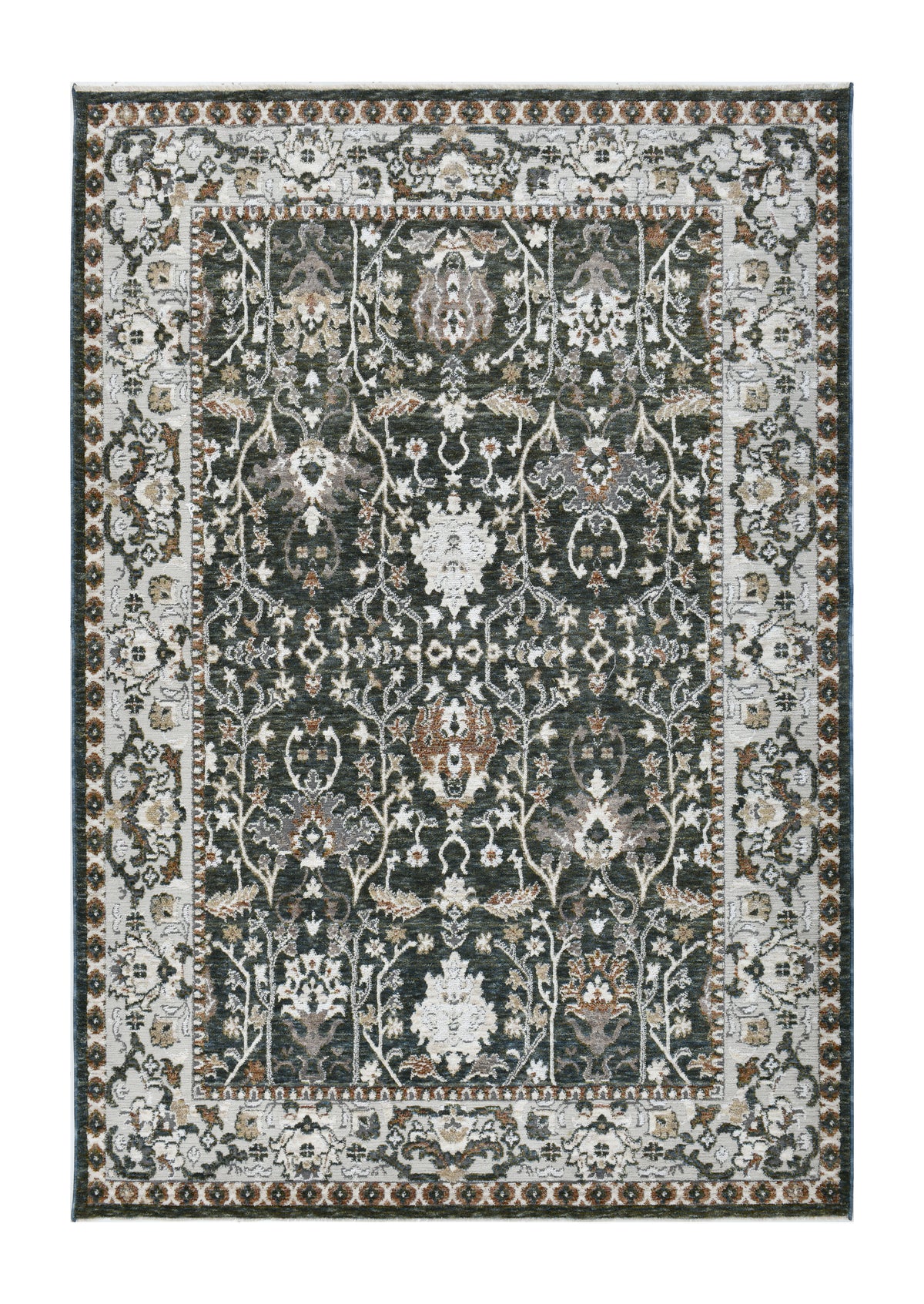 Moto Powerloom 100% Polyester Rug In Traditional Design