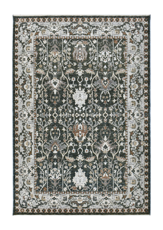 Moto Powerloom 100% Polyester Rug In Traditional Design